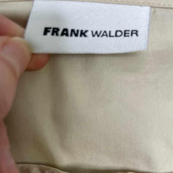 FRANK Walder cream double breasted lightweight jacket - Picture 5 of 8